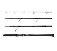 PENN Overseas XT II Popping Canna da pesca Popping | Canna da spinning per acqua salata per tonno, GT, ricciola e barracuda | Lancio popper a lunga distanza | Fusto in carbonio | 2,50 m | 80-220 g