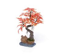 Penn-Plax Deco-Repliche Bonsai Decorazione Acquario - Arancione - Sicuro per acquari d'Acqua Dolce e salata - Altezza 20,3 cm
