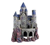 Penn-Plax Decorazione dell'acquario del Castello del Mago dell'età - Sicuro per acquari d'Acqua Dolce e salata - Grande