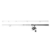 PENN Pursuit V Labrax Labrax Rod & Reel Combo | Set per la pesca del branzino in mare salato | Corpo in grafite | Freno in fibra di carbonio | 4+1 cuscinetti a sfera sigillati | 3000 | 2,44m | 20-50g