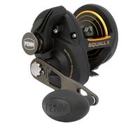 PENN Saltwater Game Fishing Convenzionale Leva Drag Reel SQUALL II 30LD, Regular, SQLII30LD, Nero/Oro