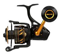 Penn Slammer IV - Mulinello per pesca a spinning in metallo, pesante, per barca, riva, kayak, Colore: nero e oro, 5500