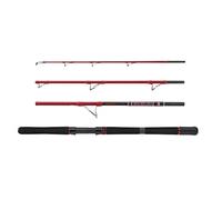 PENN Squadron III - Canna da pesca da viaggio per barca, pesca in acqua salata, componenti a prova di acqua salata, ideale per merluzzo, merluzzo, merluzzo, halibut e altro ancora, unisex, rosso, 2,10