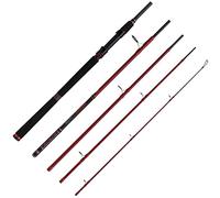PENNA Penn Squadron Iii Travel Sw Canna da Spinning, Canne da Pesca, Canne da Spinning, Pesca in Mare, Canna da Viaggio, Unisex, Nero, 2.40 m, 75-150 g