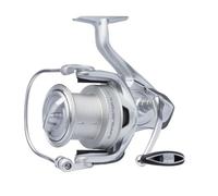 PENN Surfblaster IV Mulinello Surf Lunga Distanza | Argento | 8000 | 4,3:1 | Surfcasting a lunga distanza | Frizione stagna fluida | Imbobinamento preciso | Resistente alla salsedine | Pesca da riva