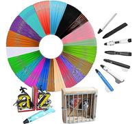 Penna 3D Filamento PLA 1,75 mm, 20 Colori 1,75MM 3D Pen Filamento Ricarica per Stampa 3D, Penna 3D Filo, Compatibile con Penne 3D MYNT3D, SCRIB3D, Winkin, LIHUACHEN e Acdolf (Penna 3D non inclusa)