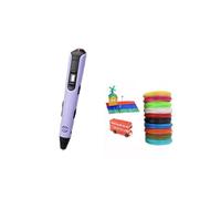 Penna 3D LCD Portatile 20 Colori PLA/ABS Regolabile Kit Creativo