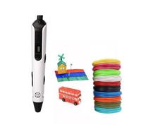 Penna 3D per stampa con display LCD Kit 20 colori PLA ABS controllo velocità regolabile