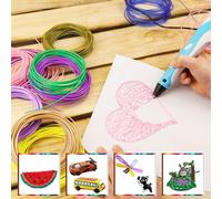 Penna 3D Per Stampa Stereoscopica Gioco Hobby Con Set Di Filamenti Disegno