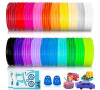 Penna 3d Ricariche 20 Colori Filamento Penna 3D 1.75mm 3D Pen Filamento Ricarica 5M Ogni Filo Penna 3d per la Maggior Parte Delle Penne e Stampanti 3D