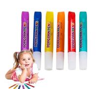 Penna a bolla - Penna a bolle, penna sicura per arte, divertente materiale artistico disegno a bolle per bambini compleanno Natale colori per ragazza per il liquido per ragazze con movimento