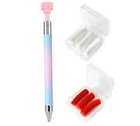 Penna a cera ricaricabile automatica Penne autoadesive con diamanti artistici con 2 scatole di strumenti per la selezione di strass in cera per sfere in acciaio, perle, paillettes, artigianato fai-da