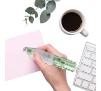 Penna a colla per scrapbooking - Pratico formato tascabile, facile applicazione e controllo preciso, colla a pressione cancellabile, ideale per il fai da te creativo | Studenti Principianti Profession