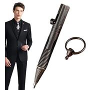 Penna A E Portamine - Mini Penna In Titanio | Mini Tascabile | A Portatile In | Elegante Per Firma, Regalo Clienti, Amici, Colleghi E Partner Di Lavoro