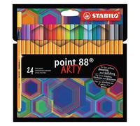 STABILO Point 88 Arty Custodia da 24 pennarelli
