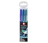 Penna a gel SAKURA - Gelly Roll Moonlight Ocean - 0,5 mm - Colori fluorescenti - 3 pezzi