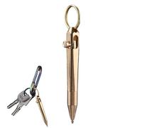 Penna a in - Bolle Pen Ball Brass | Penne firmate in gel morbido a lungo termine, piccole penne corte, portafoglio, piccole tasche di azione firma delicate per tasche c