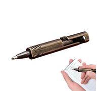 Penna A in Ottone | Piccole Penne per Donne E Uomini, Strumenti Di Scrivere in Ottone, Penne A Eleganti per Scuola, Casa, Regalo Di Cancelleria Firma Aziendale, Retro nero, 1 unité (Lot de
