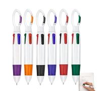 Penna a inchiostro gel | 4 in 1 Forniture per ufficio Colorate con | 6 Pezzi Penna a Gel 4 Colori - Per prendere appunti Art Disegno Letteratura Studio Scrapbooking Ragazze Teen Insegnanti