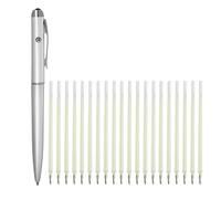 Penna a inchiostro invisibile, 1 penna con 20 ricariche, penne spia per scrivere messaggi segreti per sacchetti regalo, pennarello con luce UV LED, penne segrete per riempire sacchetti regalo