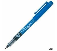 Penna a inchiostro liquido Pilot V Sign Pen Azzurro 0,6 mm [12 Unità]