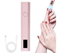 Penna A Luce UV Per Unghie Mini Cordless Con 2 Timer | Piccola Singolo Asciuga Colla Lampada Luce 2 Timer Adesivo Adulto Adesivi Polimerizzazione
