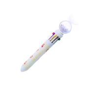 Penna a multicolore Penna a 10 colori in 1 retrattile multicolore per scrivere appunti diario codifica a colori per bambini che disegnano Natale