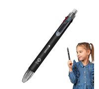 penna a multifunzione - 5 colori che scrive penne sostituibili | Forniture scolastiche retrattili primaverili, stazionarie multifunzionali per la scrittura, l'apprendimento, il lavoro