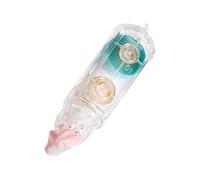 Penna a nastro double face - Distributore adesivo da 4 pezzi | Rotolo di adesivi rapidi rotanti a 360 gradi | per giornale, ufficio, imballaggio, arte, casa, foto, pro