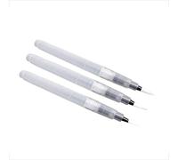 Penna a pennello per calligrafia, pennelli, punte per acquerello, schizzo, per colorare biglietti, progetti artigianali, 3 pezzi, design accattivante