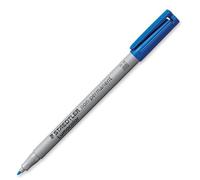 STAEDTLER Folienstift non-permanent Lumocolor, blau, wasserlöslich, Made in Germ