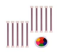 Penna a punteggiatura floreale, 10 pezzi strumenti di pittura a punti, forme petali, penna tampone multifunzione artigianato argure forniture per progetto studio carta giornale Scrapbook