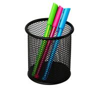 Penna a rete Italplast calibro pesante, robusti bordi lisci e portapenne nero