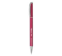 Penna a rullo Pentel EnerGel Metal Lite corpo rosso CT inchiostro blu 0,7 mm ...