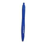 Penna a Scatto I'm Tinta Unita Verde Blu Rossa Nera punta 1mm colorata (Blu)