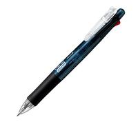 Penna a scatto multicolore e multifunzione, Zebra, fusto nero (b4sa1-b) Black Barrel