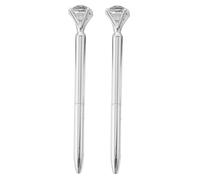 Penna a sfera, 2 penne in oro rosa penna diamante originali penne a sfera di cristallo, set di penne nere per il compleanno delle ragazze, regalo originale di cancelleria funky, penne a sfera ret