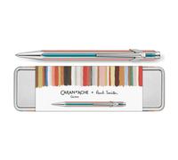 PENNA A SFERA 849 PAUL SMITH GRIGIO ARGENTO CARAN D'ACHE