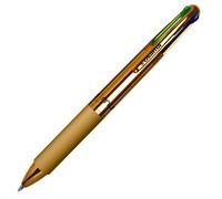 Penna a Sfera a Scatto 4 Multi Chrome Osama - 1 mm - OW 84018515 (Metallic Gold