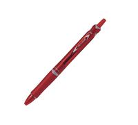 Penna a sfera a scatto Acroball Plastic - punta 1.0mm - rosso - Pilot