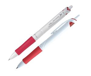 Penna a Sfera a Scatto Acroball Pure White Begreen Pilot - 1 mm - 011295 (Rosso