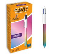 Penna a sfera a scatto BIC 4 Colours 1 m conf. 12 pz - 511034