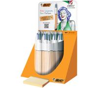 Penna a sfera a scatto BIC 4 Colours Shine fusto oro texturizzato - assortiti 4 colori - 992701