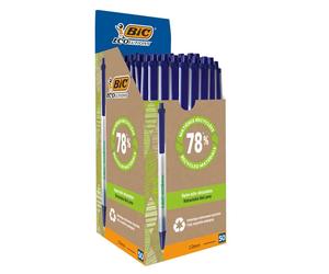 Penna a Sfera a Scatto Bic ECOlutions Clic Bic - 1 mm - 8806891 (Blu Conf. 50)