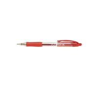 Penna a sfera a scatto Easy gel - tratto 0,5mm - rosso - Tratto
