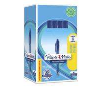 Penna a sfera a scatto Flexgrip Ultra - punta 1,0mm - blu - Papermate - conf. 30+6 pezzi