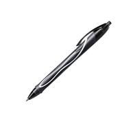Penna a sfera a scatto Gelocity Quick Dry - punta 0,7mm - nero - Bic - conf. 12