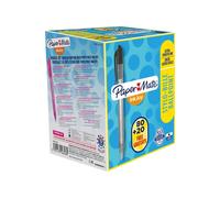 Penna a sfera a scatto Inkjoy 100 RT - punta 1,0mm - nero - Papermate - conf. 80+20 pezzi