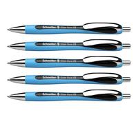 Penna a sfera a scatto Slider Rave Schneider - nero - P932501 (conf.5)