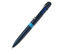 Penna a Sfera a Scatto Take 4 Schneider - Media - P138003 (Fusto Blu 4 Colori Co